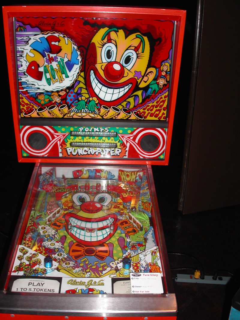 punchy the clown, mini pin