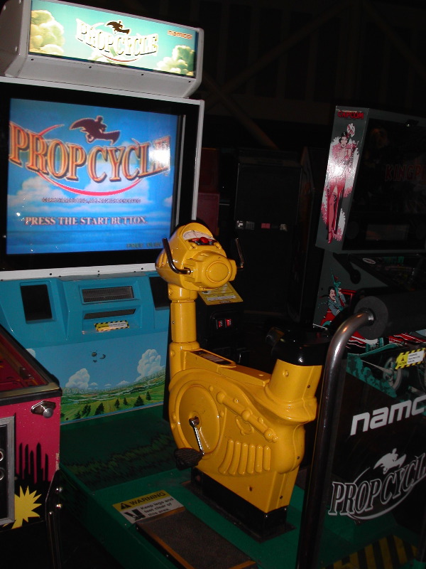 prop cycle, mild exercise while you play