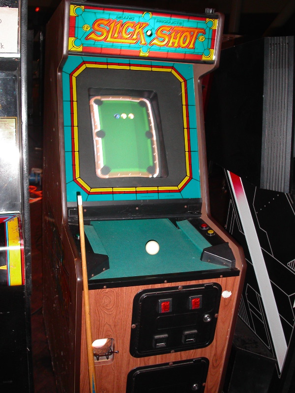 slick shot, very odd physical/video pool game